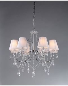 Warehouse of Tiffany Eros White Chandelier