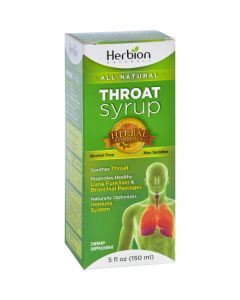 Herbion Naturals Throat Syrup - All Natural - 5 oz