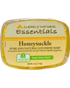 Clearly Natural Glycerine Bar Soap Honeysuckle - 4 oz