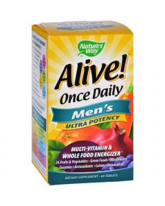 Nature's Way Alive Once Daily Men's Multi-Vitamin - 60 Tablets