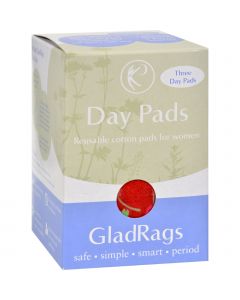 Gladrags Color Cotton Day Pad - 3 Pack