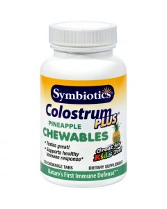 Symbiotics Colostrum Plus Pineapple - 120 Chewables