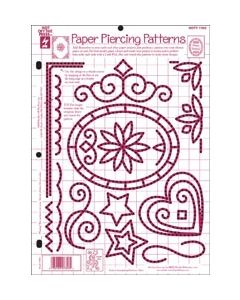 Hot Off The Press Template 8.5"X11"-Paper Piercing Patterns