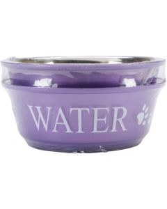 Buddy's Line Food & Water Set Medium 1qt-Lilac