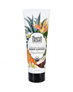 Nourish Body Lotion - Organic - Tropical Coconut - 8 fl oz