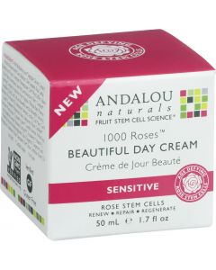Andalou Naturals Beautiful Day Cream - 1000 Roses - 1.7 oz