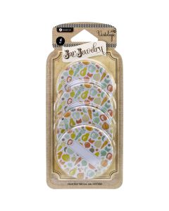 Hampton Art Metal Lids 4/Pkg-Vegetable