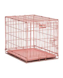 Midwest iCrate Single Door Dog Crate Pink 24" x 18" x 19"