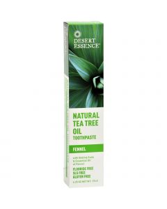 Desert Essence Natural Tea Tree Oil Toothpaste Fennel - 6.4 oz