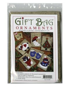 Rachel's Of Greenfield Gift Bags Ornament Kit 6/Pkg-3"X4"