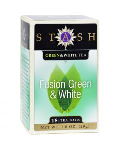 Stash Tea Green and White Fusion - 18 Tea Bags - Case of 6