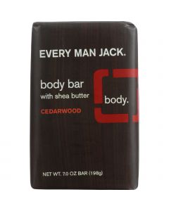 Every Man Jack Bar Soap - Body Bar - Cedarwood - 7 oz - 1 each