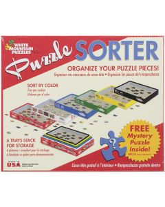 White Mountain Puzzles Puzzle Sorter Trays 6/Pkg-