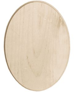 Walnut Hollow Baltic Birch Oval Plaque-5"X7"X.38"