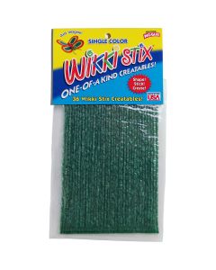 Wikki Stix 6" 36/Pkg-Forest Green