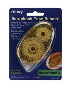 Allary Repositionable Scrapbook Tape Runner-.31"X275"