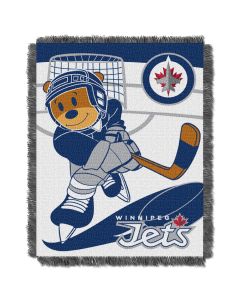 The Northwest Company Jets  Baby 36x46 Triple Woven Jacquard Throw - Score Series