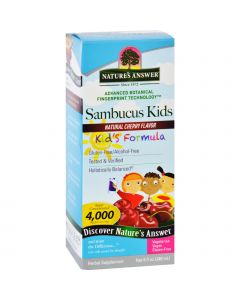 Nature's Answer Natures Answer Sambucus - Kids Formula - Natural Cherry Flavor - 8 oz