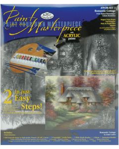 Royal Brush Acrylic Paint Your Own Masterpiece Kit 11"X14"-Romantic Cottage
