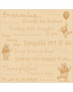 Trends International Disney Winnie The Pooh Paper 12"X12"-Little Thoughts