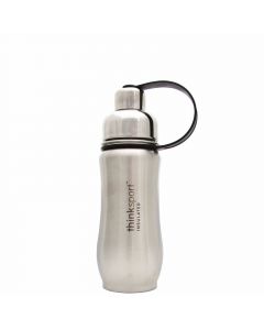 Thinksport Stainless Steel Sports Bottle - Silver - 12 oz