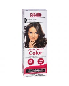 Love Your Color Hair Color - CoSaMo - Non Permanent - Medium Brown - 1 ct