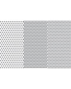 Deco Art Decoupage Paper Metallic 12"X16" 3/Pkg-Silver Basics