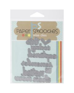 Paper Smooches Die-Documented
