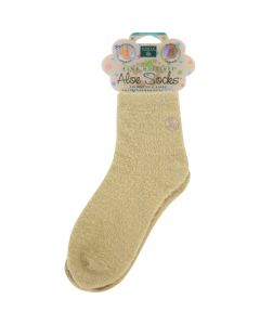 Earth Therapeutics Aloe Socks Tan - 1 Pair