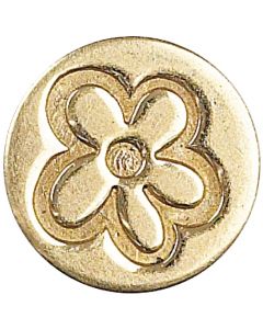 Manuscript Pen Decorative Sealing Coin .75"-Flower