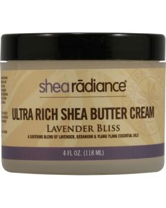Shea Radiance Ultra Rich Shea Butter Cream Lavender Bliss - 4 fl oz