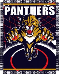 The Northwest Company Panthers 48"x 60" Triple Woven Jacquard Throw (NHL) - Panthers 48"x 60" Triple Woven Jacquard Throw (NHL)