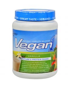 Nutrition53 Vegan1 Shake - Vanilla - Gluten Free - 1.5 lbs