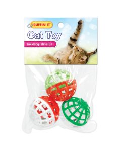 Westminster Pet Products Small Play Balls W/Bell 3/Pkg -