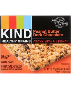 Kind Bar - Granola - Healthy Grains - Peanut Butter and Chocolate - 5/1.2 oz - case of 8