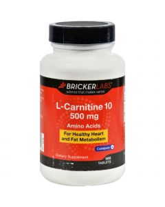 Bricker Labs Carnipure L-Carnitine - 500 mg - 100 Tablets