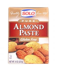 Solo Almond Paste - 8 oz - 1 each (Pack of 3) - Solo Almond Paste - 8 oz - 1 each (Pack of 3)