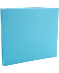 Colorbok Post Bound Fabric Album 12"X12"-Light Teal