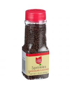 Cake Mate Decorating Decors - Sprinkles - Chocolate - 1.75 oz - Case of 6