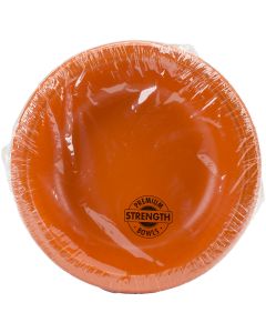 Creative Converting Paper Bowls 20oz 20/Pkg-Sunkissed Orange