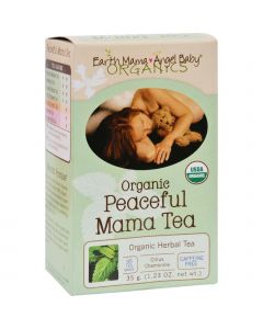 Earth Mama Angel Baby Organic Peaceful Mama Tea - Caffeine Free - 16 Tea Bags