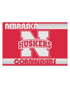 The Northwest Company Nebraska College "Old Glory" 39x59 Acrylic Tufted Rug