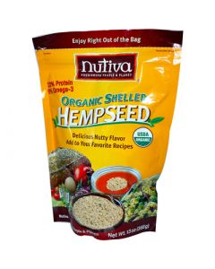 Nutiva Organic Shelled Hempseed - 13 oz