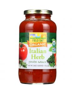 Field Day Pasta Sauce - Organic - Italian Herb - 26 oz - case of 12