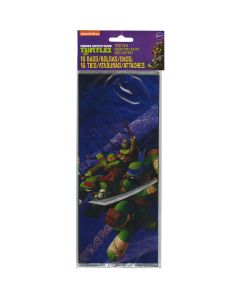 Wilton Treat Bags 4"X9.5" 16/Pkg-Teenage Mutant Ninja Turtles