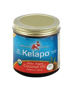 Kelapo Extra Virgin Coconut Oil - Case of 6 - 14 oz.