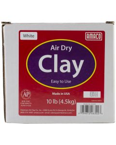 AMACO Air-Dry Modeling Clay 10lb-White