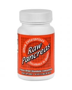 Ultra Glandulars Raw Pancreas - 200 mg - 60 Tablets