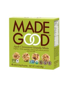 Made Good Granola Minis - Apple Cinnamon - Case of 6 - 3.4 oz.
