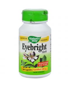 Nature's Way Eyebright Herb - 100 Capsules